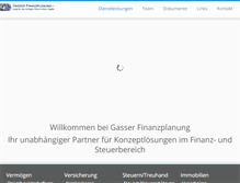 Tablet Screenshot of gasserfinanzplanung.ch